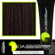 Farby do włosów i szampony koloryzujące - Loreal Inoa 4.8 MOKKA - miniaturka - grafika 1