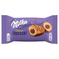Ciastka - Milka Choco Croissan Rogalik z ciasta francuskiego z nadzieniem z mleczną czekoladą 50 g - miniaturka - grafika 1