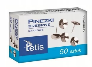 Pinezki Srebrne 50Szt Gp090-As, Tetis - Pinezki - miniaturka - grafika 1