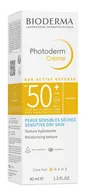 Kremy do twarzy z filtrem - Bioderma Photoderm Max Creme do skóry normalnej i suchej SPF50+ 40ml - miniaturka - grafika 1