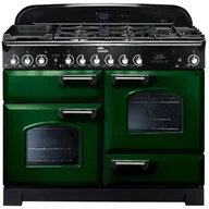 Kuchenki gazowo-elektryczne - Falcon Classic Deluxe 110 Butelkowa zieleń chrom - miniaturka - grafika 1