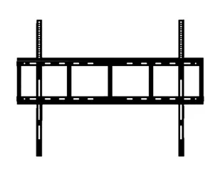 Yealink MB-WallMount-860 2,18 m (86") Czarny - Akcesoria do tablic - miniaturka - grafika 1
