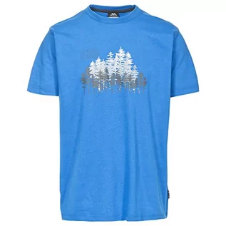 Koszulki męskie - Trespass męski Router T-Shirt z nadrukiem, czerwony, XS MATOTSM10017 - grafika 1
