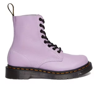 Botki damskie - Buty Dr Martens 1460 Pascal Black Eyelet Lace Up 30689308 - fioletowe - grafika 1