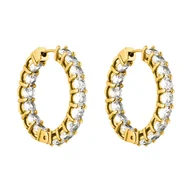 Kolczyki - Purelei Purelei Kolczyki Kółka Shimmer Kolczyki koła 1 ct Damski - miniaturka - grafika 1