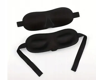 Opaska Na Oczy Do Spania Maska 3d Regulowana Lekka 100% Zaciemnienia Czarna - Akcesoria do bielizny Opaska Na Oczy Do Spania Maska 3d Regulowana Lekka 100% Zaciemnienia Czarna - Akcesoria do bielizny - miniaturka - grafika 1