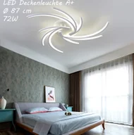 Oprawy, klosze i abażury - Lampa sufitowa LED 2042-3white z pilotem Barwa światła od białej ciepłej do białej chłodnej regulowane ściemnianie biały akrylowy klosz Lampa sufitowa Lampa oświetleniowa - miniaturka - grafika 1
