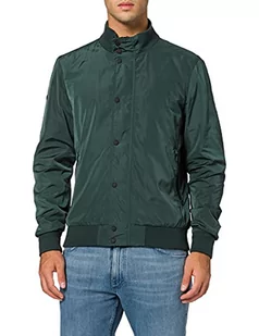Superdry Męska kurtka Studio Harrington, Ciemny las, L - Kurtki męskie - miniaturka - grafika 1