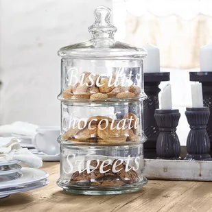 Szklany słój Aletta - Pudła i pojemniki do przechowywania - miniaturka - grafika 1