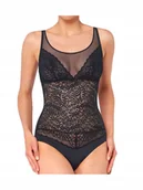 Odzież ciążowa - Body czarne koronkowe Triumph Amourette Spotlight BS 01 XS - miniaturka - grafika 1