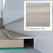 Listwy przypodłogowe - Arbiton Profil podłogowy CS25 zakończeniowy jesion północny 1,2 m - miniaturka - grafika 1