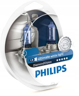 Żarówki H1 Philips Diamond Vision Biała Barwa P14,5S 55W - Żarówki samochodowe - miniaturka - grafika 1