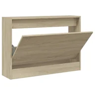 Szafki na buty - vidaXL Szafka na buty dąb sonoma 80x21x57 cm materiał drewnopochodny - miniaturka - grafika 1