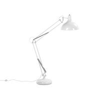 Lampy stojące - Beliani Lampa podłogowa Lampa podłogowa regulowana metalowa biała PARANA 25944 - miniaturka - grafika 1