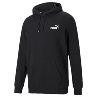 Bluzy sportowe męskie - Męska bluza Puma ESS Small Logo Hoodie TR Rozmiar: L / Kolor: czarny - miniaturka - grafika 1