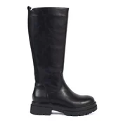 Kozaki damskie - Czarne kozaki oficerki damskie Sergio Leone - miniaturka - grafika 1