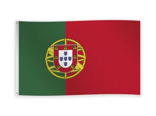 Flaga narodowa Portugalia - 150 x 90 cm - 1 szt. - Dekoracje sali - miniaturka - grafika 1