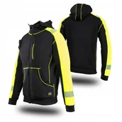 Odzież robocza - Bluza DRESOWA ROBOCZA ODBLASKOWA POLAR z kapturem - miniaturka - grafika 1