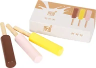 Zabawy w naśladowanie dorosłych - Zabawkowy zestaw lodów drewnianych Fresh Small Foot - miniaturka - grafika 1