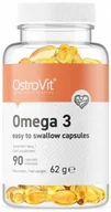 Witaminy i minerały - Ostrovit, Omega 3 Easy To Shallow Kwasy Omega, 90 Kap. - miniaturka - grafika 1