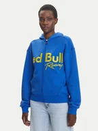 Bluzy damskie - Pepe Jeans Bluza Red Bull Racing Logo RL580011 Niebieski Relaxed Fit - miniaturka - grafika 1