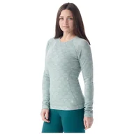 Koszulki sportowe damskie - Damska koszulka Smartwool W Classic Thermal Merino BL Crew Boxed Rozmiar: L / Kolor: jasnozielony - miniaturka - grafika 1