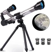 Lornetki - Luneta teleskop na statywie okular 20x 30x 40x - miniaturka - grafika 1