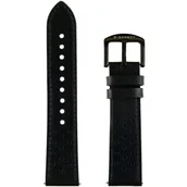 Akcesoria do zegarków - Garett czarny skórzany pasek do smartwatcha 22 mm 5904238485910 - miniaturka - grafika 1