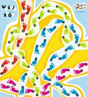 Maty edukacyjne - Mata edukacyjna - Wyścig stóp - miniaturka - grafika 1