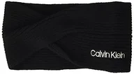 Czapki damskie - Calvin Klein Damska czapka z dzianiny Essential Knit, Ck czarny, Rozmiar uniwersalny - miniaturka - grafika 1