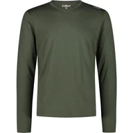 Koszulki męskie - CMP, T-shirt, 34N0897, Dark Green, 54, Man - miniaturka - grafika 1