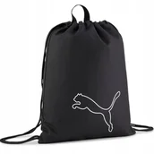 Plecaki worki - Worek Puma Plus Gym Sack 091183-01 czarny - miniaturka - grafika 1