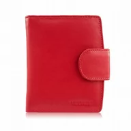 Portfele - PORTFEL DAMSKI SKÓRZANY CZERWONY PORTMONETKA BRØDRENE G-30MN/RED - miniaturka - grafika 1