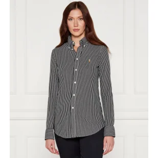 POLO RALPH LAUREN Koszula Slim Fit knit oxford - Koszule damskie - miniaturka - grafika 1