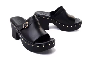 TAMARIS 27129-38 007 black uni, klapki damskie - Tamaris - Klapki i japonki damskie - miniaturka - grafika 1