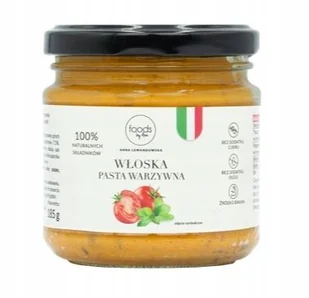 FOODS BY ANN Anna Lewandowska Pasta Warzywna Włoska (Wegańska) 185g - Zdrowa żywność - miniaturka - grafika 1
