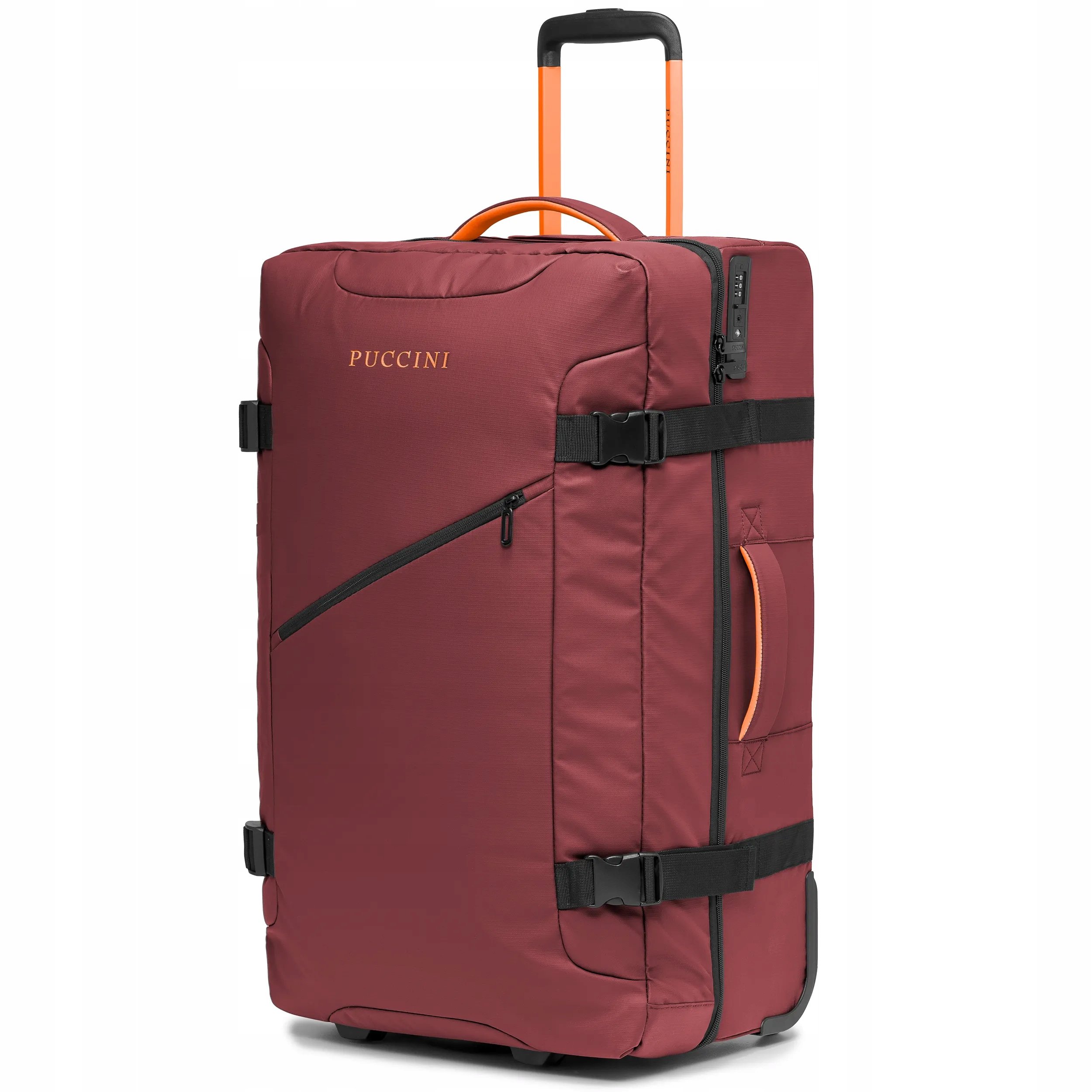 Walizka duża miękka Puccini Colorado - czerwony