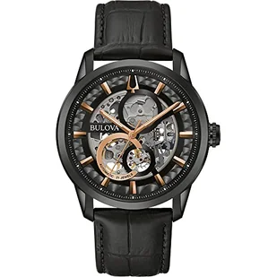 Zegarek ZEGAREK MĘSKI BULOVA AUTOMATIC 98A283 - Zegarki męskie - miniaturka - grafika 3