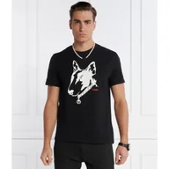 Koszulki męskie - HUGO T-shirt Dammock | Regular Fit - miniaturka - grafika 1