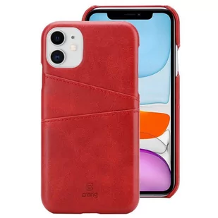 Crong Neat Cover - Etui iPhone 11 Pro z kieszeniami (czerwony) - Etui i futerały do telefonów - miniaturka - grafika 1