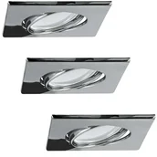 Oprawy, klosze i abażury - Polux Zestaw 3 oczek OLIN 3x3,5W LED 305855 NIKIEL SANICO - miniaturka - grafika 1