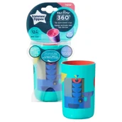 Kubki dla dzieci - Tommee Tippee Kubek Easiflow 360 stopni 250ml 12m+ zielony - miniaturka - grafika 1