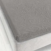 Prześcieradła - Prześcieradło frotte bez gumki Tulipan 175x220 ZWOLTEX ciemnobeżowe GRUBE - miniaturka - grafika 1