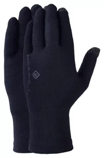 RONHILL Rękawiczki do biegania MERINO SEAMLESS GLOVE granatowe - Rękawiczki sportowe męskie - miniaturka - grafika 1