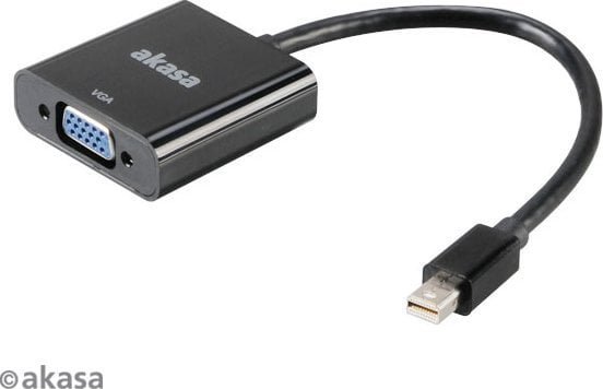 Akasa redukcja Mini DisplayPort na VGA D-SUB, 20cm AK-CBDP07-20BK