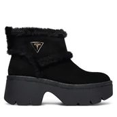 Botki damskie - Botki Guess FLFBRD ESU10 Czarny - miniaturka - grafika 1