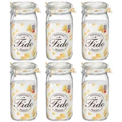 Pojemniki kuchenne - 6x Słoik Bormioli Rocco Fido 1,5 l - miniaturka - grafika 1