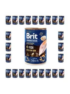 Brit Premium By Nature Puszka Ryba 400g - Mokra karma dla psów - miniaturka - grafika 2