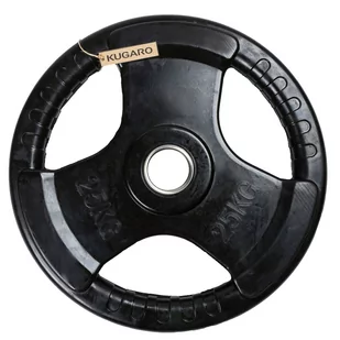 Obciążenie olimpijskie gumowane UNDERFIT 25 kg - Obciążenia - miniaturka - grafika 1