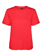 Koszulki i topy damskie - Vero Moda Vmpaula S/S Koszulka Noos Koszulka Damska, Słodki Gorzki, S - miniaturka - grafika 1